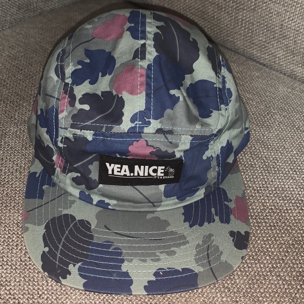 YEA.NICE Mens 5 panel hat with adjustable strap